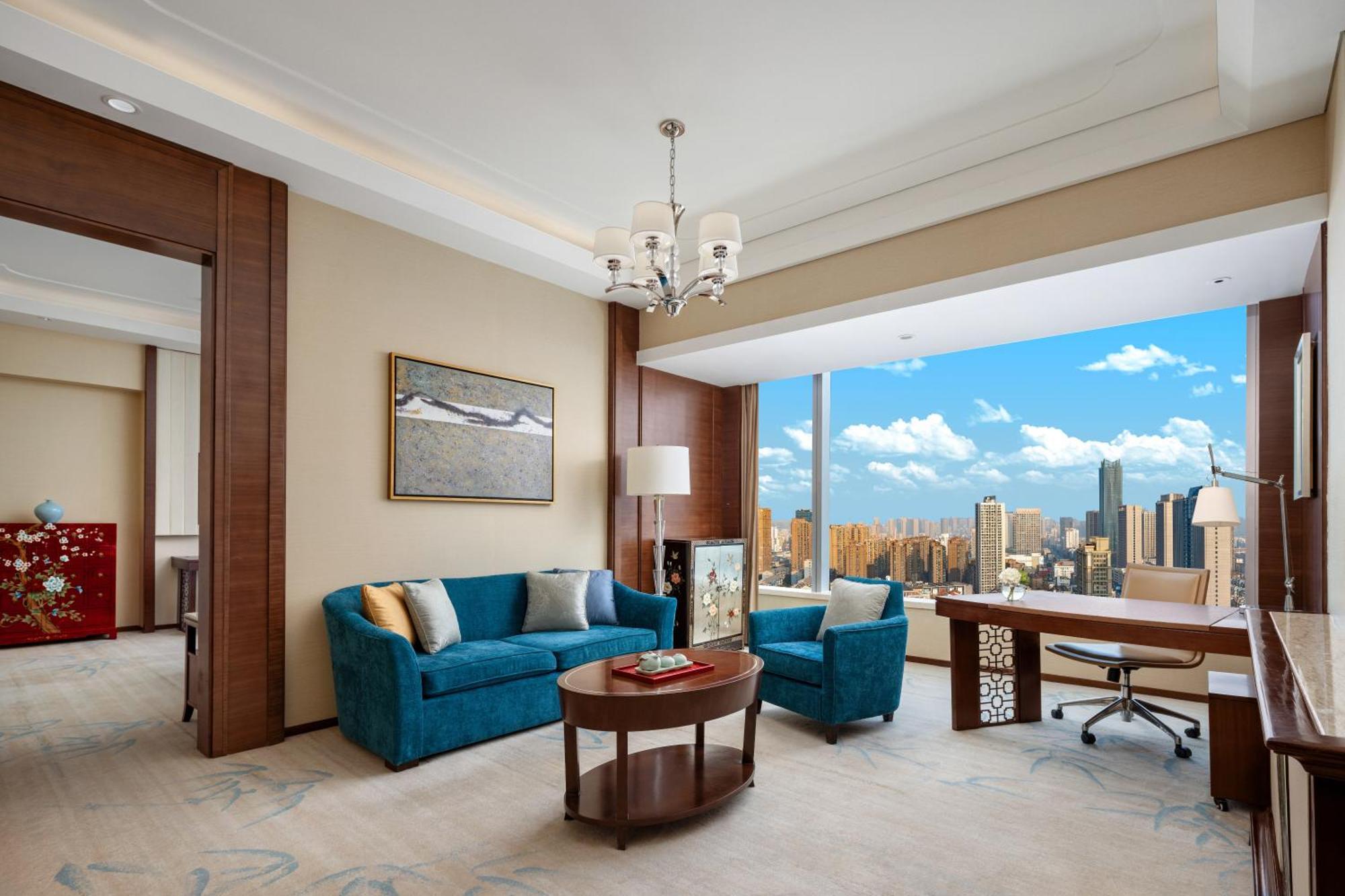 Shangri-La Hefei Bagian luar foto