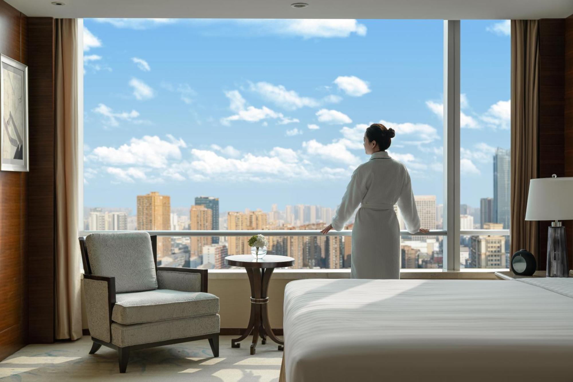 Shangri-La Hefei Bagian luar foto